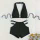 thumbnail image 4 of Trajes de baño para mujer, moda casual para mujer, color sólido, estilo cuello, traje de baño, bikini, traje de baño para mujer, trajes de baño para mujer, traje de baño para mujer, trajes de baño de, 4 of 6