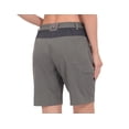 thumbnail image 4 of Little Donkey Andy Women's Hiking Shorts 9 Inch Inseam, Lightweight Golf Shorts Quick Dry with Zippered Pockets (Gray XXS), 4 of 6