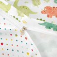 thumbnail image 4 of Homewish Cute Cartoon Dino Twin Duvet Cover,Kawaii Plants Twin Bedding,White,Polkadot Reversible,2pcs,1 Duvet Cover and 1 Pillowcase, 4 of 6