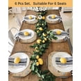 thumbnail image 4 of 15 Inch Round Placemats Set of 6, Vintage Gnomes Non Slip Heat Insulation PP Table Mats, Black White Checkered Retro Art Washable Place Mats for Kitchen Dining Party Table Decor, 4 of 7
