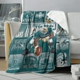 thumbnail image 2 of Football Team Color Fleece Throw Blanket Gifts for Men Women, Throw Blanket 60x50 Inches, Lightweight Warm Football Fleece Blanket for Sofa Bed Couch Living Room Chair, 2 of 6