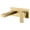 Brushed Gold, variant on sumerain Lavatory Faucet Wall Mounted Bathroom Sink Faucet and Rough in Valve Included Chrome Finish, Left-Handed Single Handle