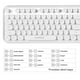 thumbnail image 3 of Combo de teclado y ratón inalámbricos FOPETT 104 teclas blanco, 3 of 7