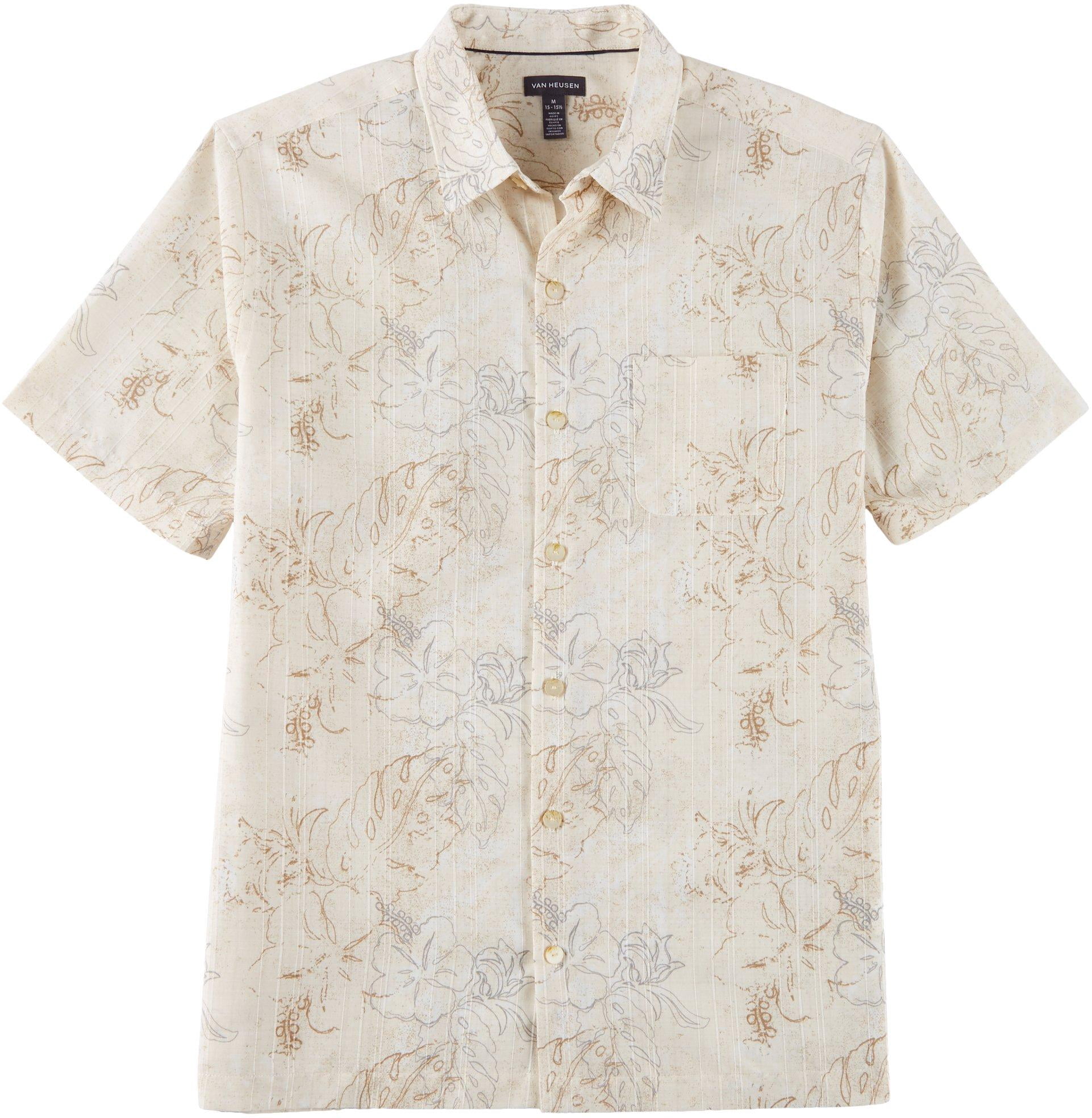 Van Heusen Mens Sandwashed Palm Leaf 