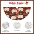 thumbnail image 3 of Sikiie Autumn White Pumpkin Christmas Tree Skirt, Christmas Tree Decorations, Christmas Decor, Tree Mat Decoration(30-48IN)-30", 3 of 6