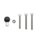 thumbnail image 3 of Motorcycle Handlebar Clamp Base with 1 Inch M8 Ball for Mobile & Car Phone Holder, 3 of 5