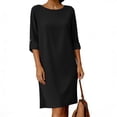 thumbnail image 5 of Antinious Ladies Summer Solid Lightweight Breathable Daily Versatile Dress, 5 of 5