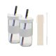 thumbnail image 5 of Juego de vasos de agua reutilizables perfecl 730ml boca ancha a prueba de fugas blanco, 5 of 8