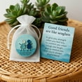 thumbnail image 6 of Shoreew Good Friends Are Like Seaglass Keepsake Gift Sea Glass Art Pocket Hug Token with Card Friendship Gifts for Female Friends, 6 of 6