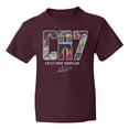 thumbnail image 1 of Camiseta juvenil Cup & Branch Homenaje a Ronaldo color vino tinto talla pequeña, 1 of 1