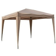 International Caravan Square Folding Gazebo-Color:Light Green
