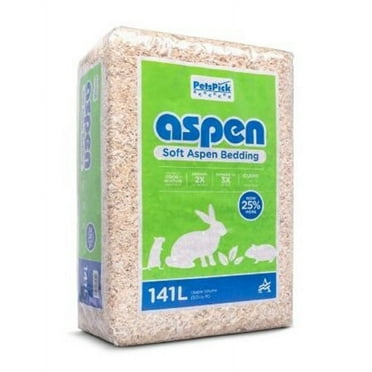 PetsPick 450020 Aspen Soft Pet Bedding, 5 cu. ft. Cvge. Area, 141L Comp. Volume