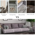 thumbnail image 5 of Plastic Sofa Seat Cushion Covers,4 Pcs Clear Waterproof Sofa Couch Covers, PVC Waterproof Couch Covers Furniture Sofa Seat Slipcover for Against Pets Clawing Scratching, 28.35 × 28.35 × 8.86", 5 of 7
