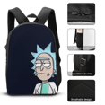 thumbnail image 3 of Rick and Morty Season Backpack Smart Start System Beginner Bookbag with Nutrition Lunch Kit, 3 of 5