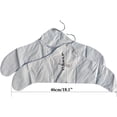thumbnail image 2 of Percha inflable de 8 Uds., hombro redondo blanco, tendedero de ropa plegable portátil con gancho de Metal, almacenamiento de abrigos que ahorra espacio, 2 of 5