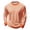 001_Saffron, variant on Men's Red and White Striped Shirt Long Sleeve, Wide Stripe Crew Neck Sweatshirt for Carnival Fancy Dress Party