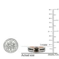 thumbnail image 5 of Dazzlingrock Collection 1.00 Carat (ctw) 14K Black And White Diamond Bridal Halo Engagement Ring Set 1 CT, Rose Gold, Size 5, 5 of 7