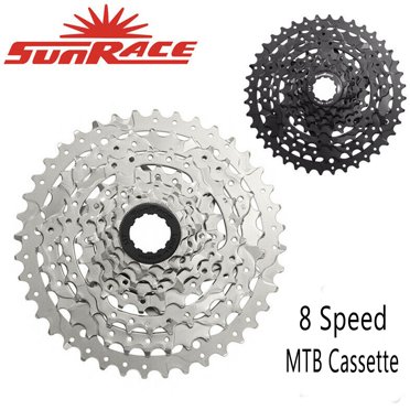 SunRace CSM680 8-Speed Mountain Bike Cassette - 11-40T Wide Range - Shimano/SRAM Compatible
