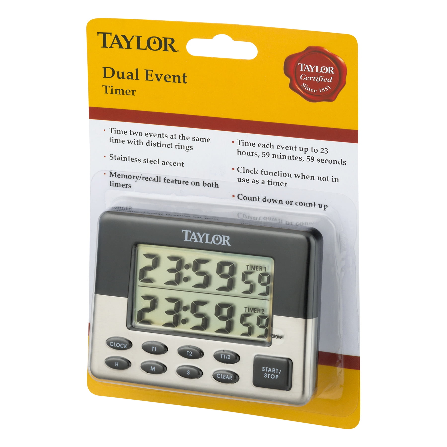 Taylor 5872 9 Dual Event Digital Timer Walmart Com