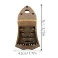 thumbnail image 2 of Raindrops Metal Mandolin Tailpiece and Bridge Replacement Set for String Mandolin - and Easy to Install Parts, 2 of 8