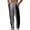 Dark Gray, variant on Open Bottom Sweatpants Men Big and Tall Elastic Waist Pants Drawstring Sweat Pant Colorblock Fall Trouser with Pockets Wine XL