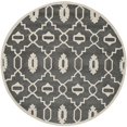 thumbnail image 3 of Safavieh Chatham Tapis Contemporain Gris Foncé - Rond 3 Pieds, 3 of 4