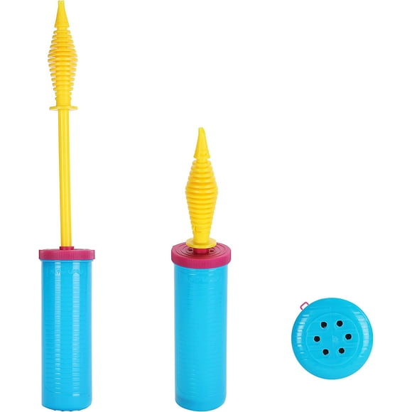 EcoNesxp Pompe à Ballons Uniquement Équipée de Pompe Manuelle à Ballons Gonfleur de Ballons Pompe à Ballons Double Action Bidirectionnelle portable