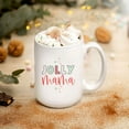 thumbnail image 2 of Jolly Mama Mug, Jolly Mama, Christmas Mug, Christmas Decor, Trendy Christmas Decor, Holiday Mug, Jolly Mug, Jolly Coffee Mug, Xmas Mug, Novelty Coffee Mugs 11oz, 15oz Mug, 2 of 4