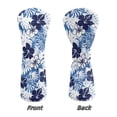 thumbnail image 5 of Uorisanigo Golf Club Head Covers, Waterproof Blue Hibiscus Flowers Golf Driver Fairway Wood Hybrid Headcover Head Cover Set of 3, Golfer Gift Accessory for Women Men, Stain-Resistant, 5 of 7