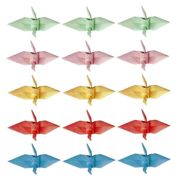 100 Pcs Bridal Shower Decorations Kit Wedding Origami Paper Crane
