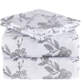 thumbnail image 2 of Mellanni Jersey Sheet Set 4 Piece 100% Cotton Deep Pocket Bed Sheets and Pillowcases, Full, Watercolor Floral, 2 of 9