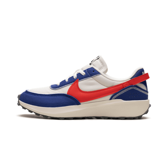 NIKE MENS Waffle Debut Swoosh "Old Royal Habanero Red" DV0527 001 from Stadium Goods