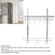 thumbnail image 3 of Refrigerador de especias de especias, organizador de estantes de especies de refrigerador multifuncional con 6 estante de gancho para cocina, 3 of 7