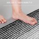 thumbnail image 5 of Juego de alfombras y tapetes de baño BSICPRO Chenille, color negro, 2 piezas, 5 of 5