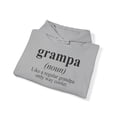 thumbnail image 4 of Grampa Grandpa Fathers Day Definition Hoodie, Gifts, Hooded Sweatshirt, 4 of 4