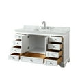 thumbnail image 6 of Wyndham Collection WCS202060SDECMUNSMXX Deborah 60" Free Standing Single Vanity Set - Dark, 6 of 6
