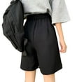 thumbnail image 3 of Minnieouse Pantalones cortos de verano Pantalones sueltos Hasta la rodilla Ropa de oficina Atractivo Moda Lavable Piel Cerrar Moda Streetwear Prendas para la parte inferior del cuerpo SG Minnieouse AP019327-04, 3 of 6