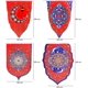 thumbnail image 2 of Eid Party Decoration Supplies Triangle Flag, Eid Mubarak Red Pennant Banner for Wall Decor, Party Hanging Bunting Banner for Eid Wedding Home Ramadan, 2 of 4