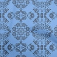 thumbnail image 1 of oneOone Cotton Silk Medium Blue Fabric Asian Block Diy Clothing Quilting Fabric Print Fabric By Yard 42 Inch Wide, 1 of 4