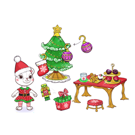 Honey Bee Acres Christmas Set, Children Ages 3+