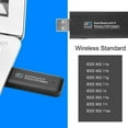 thumbnail image 3 of 1200Mbps Wireless USB WiFi Adapter - Dual Band Wireless WiFi Adapter Wireless Adapter  WiFi Adapter for PC/Laptop/Desktop, 3 of 8