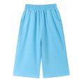thumbnail image 5 of Mnyotv High Waisted Wide Leg Pants for Girls Fall Clothes Cotton Solid Trousers with Pockets Size 6-7Y, 5 of 6