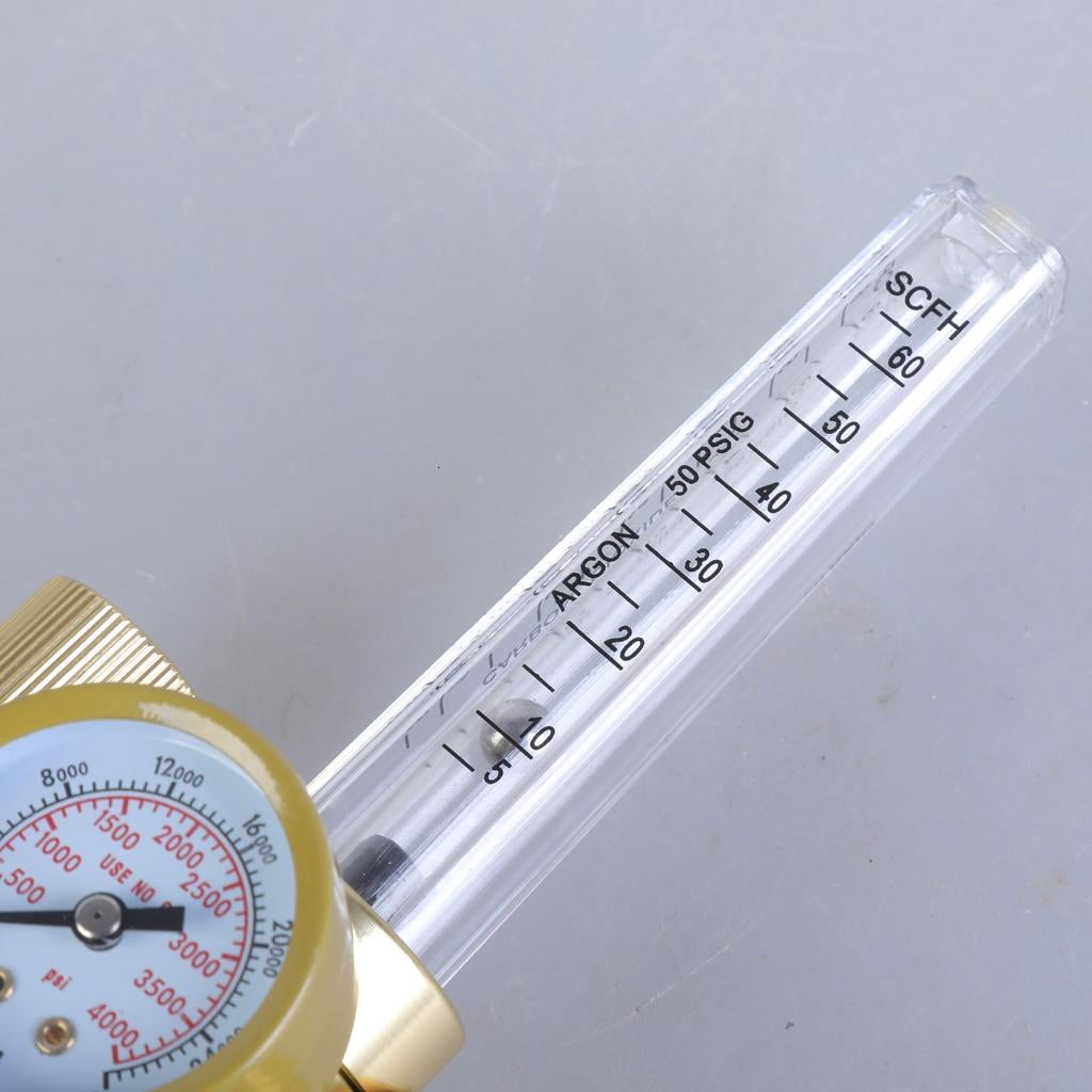 CEORPER Argon CO2 Welder Regulator with American CGA580 Connection for Metal Fabrication