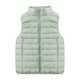 thumbnail image 3 of Chaquetas de invierno para mujer, chaleco informal de moda de alta calidad 2023, plumón de pato blanco, chaleco cálido con cuello levantado sin mangas, abrigo 90%, 3 of 5