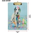 thumbnail image 2 of FMSHPON A Funny Little Dalmatian Clipboard Hardboard Wood Nursing Clip Board and Pull for Standard A4 Letter 13x9 inches, 2 of 7