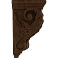 thumbnail image 3 of Ekena Millwork 3 1/2"W x 4"D x 7"H Small Acanthus Wood Corbel, Mahogany, 3 of 4