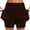 Brown, variant on Kmdttou High-Waisted Yoga Shorts New Color Mid-waist Skirt Pants Sports Casual Shorts Bottoming Skirt Pants on Clearance,Army Green 2XL