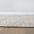 thumbnail image 3 of World Rug Gallery Contemporary Geometric Weather Resistant Reversible Indoor/Outdoor Area Rug - Beige 5'x7', 3 of 7