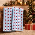 thumbnail image 5 of PYURTEP Christmas Hand Towels, 2 Pcs Soft Absorbent Holiday Kitchen Towels, Decorative Hand Towel for Christmas Bathroom Kitchen, 23.6 x 15.8 inch, 5 of 8