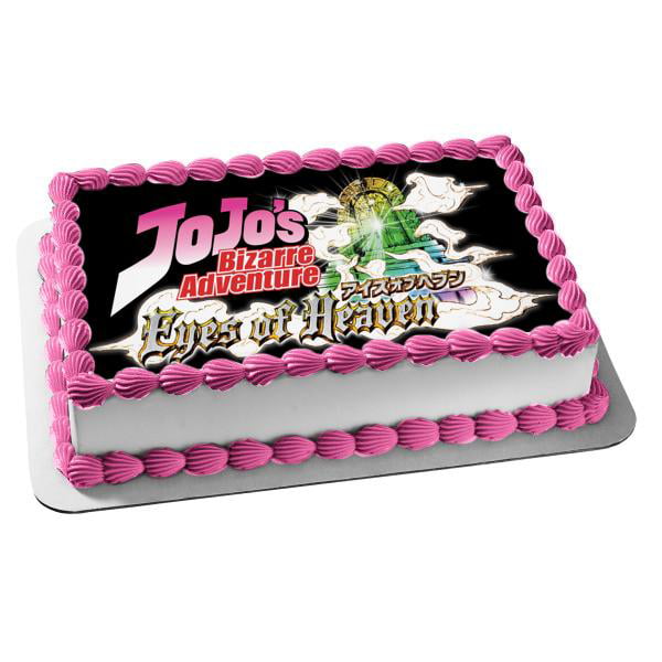 Jojo'S Bizarre Adventure Eyes Of Heaven Anime Animated Tv Show Series  Cartoon Edible Cake Topper Image ABPID53369 